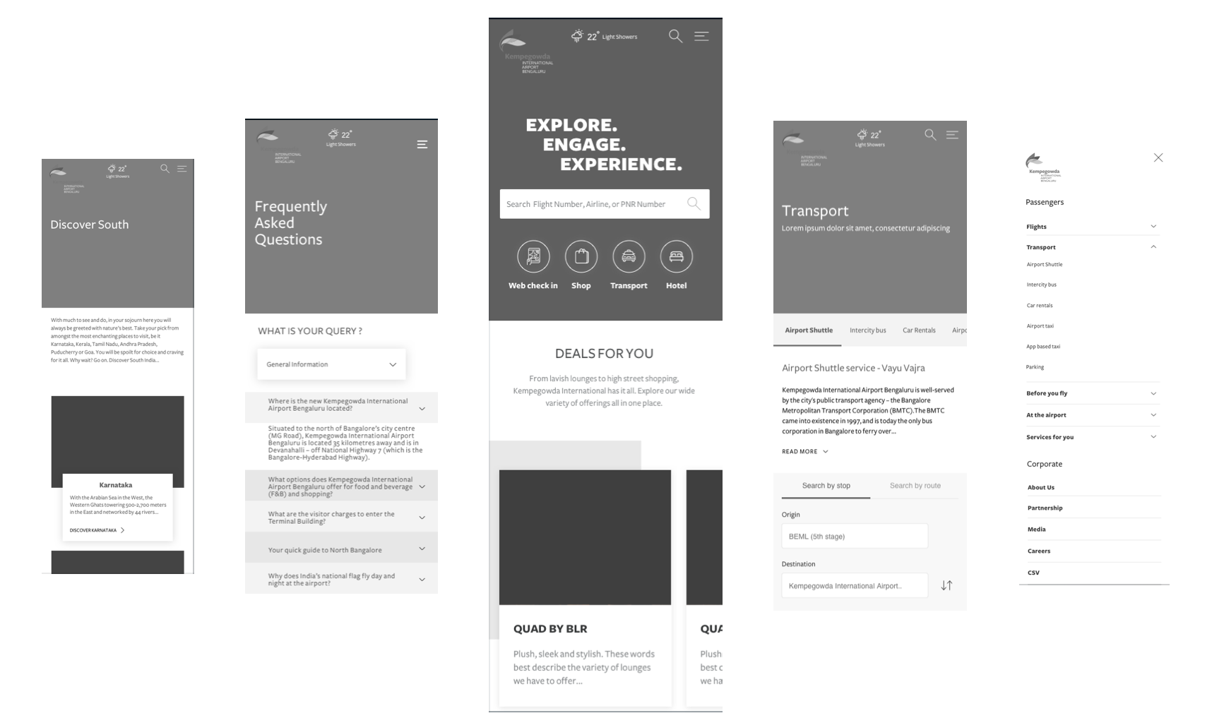 Some of wireframes created.